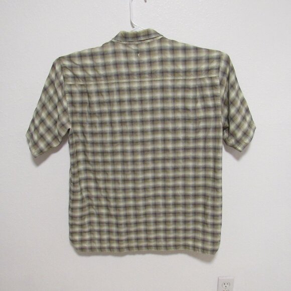 Royal Robbins Shirt Outdoor Hiking Gorpcore Beige Short Sleeve Men's size XXL - Picture 9 of 9